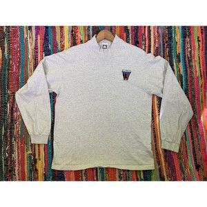 Cotton Deluxe Gray Shirt Size M Embroidered Mt. Pisgah USA